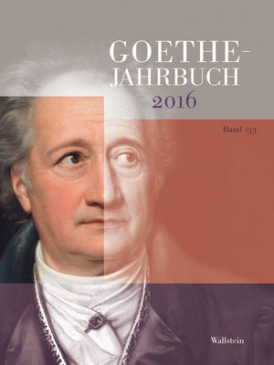 cover image of Goethe-Jahrbuch 133, 2016